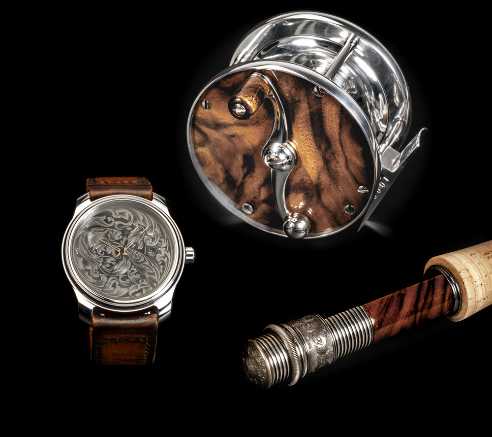 Montre automatique Le Moulin de Gémages - Truites & Volutes
