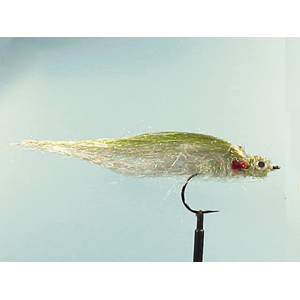 Mouche Lm2g mouche brochet - B1 - Olive  h5/0