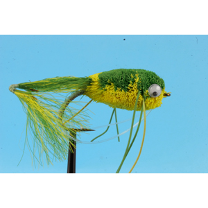 Mouche Lm2g mouche brochet - B24 - Green Frog h4