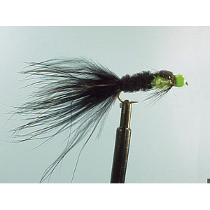 Mouche Lm2g streamer plombé - ST2 - Green Bead Montana  h10