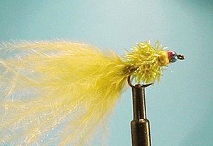 Mouche Lm2g streamer plombé - ST30 - Olive Rainbow Warrior  h10