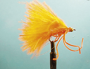 Mouche Lm2g streamer plombé - ST33 - Orange Cw Vibrator  h10