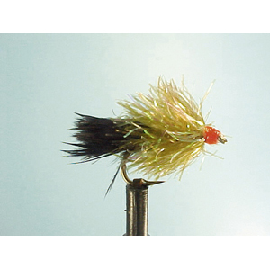 Mouche Lm2g streamer léger - ST60 - Black & olive Weighted  h8