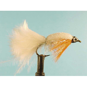 Mouche Lm2g streamer léger - ST66 - White Floating Fry  h10