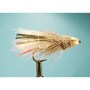 Mouche Lm2g streamer tête cône ou haltère - ST91 - White Marabou  h6