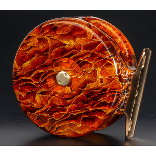 Moulinet Ténor AR Artistique Cognac & Or  - Soie 3 à 6 
