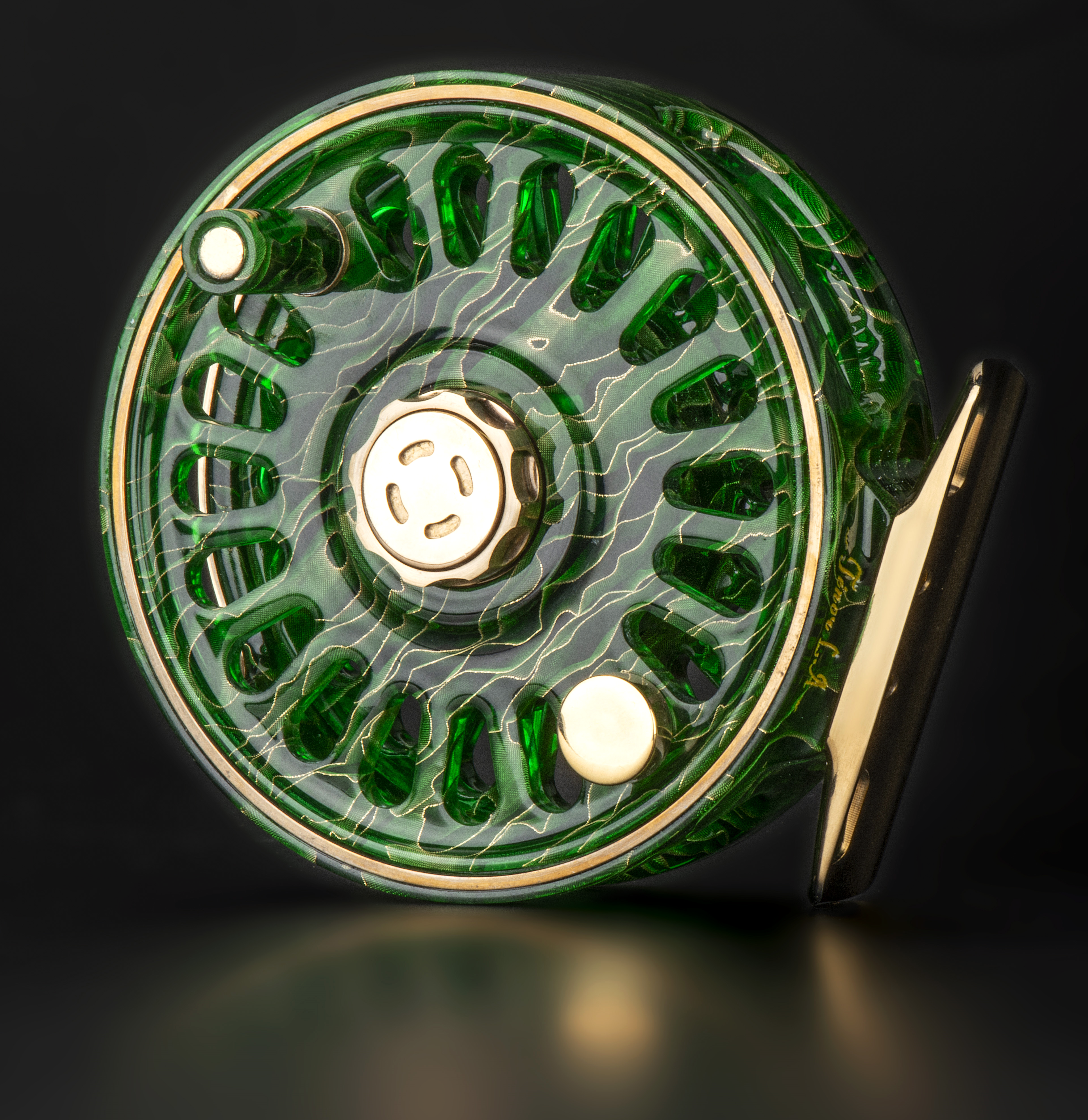 Moulinet Ténor LA artistique Emeraude & Or