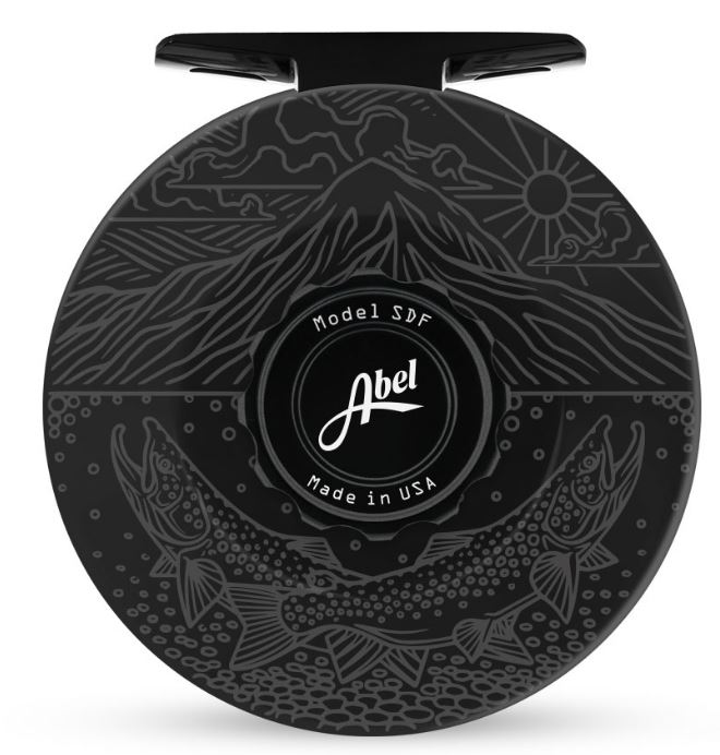 Moulinet Abel SDF 4/5 avec gravure Casey Underwood - Risers Ridge